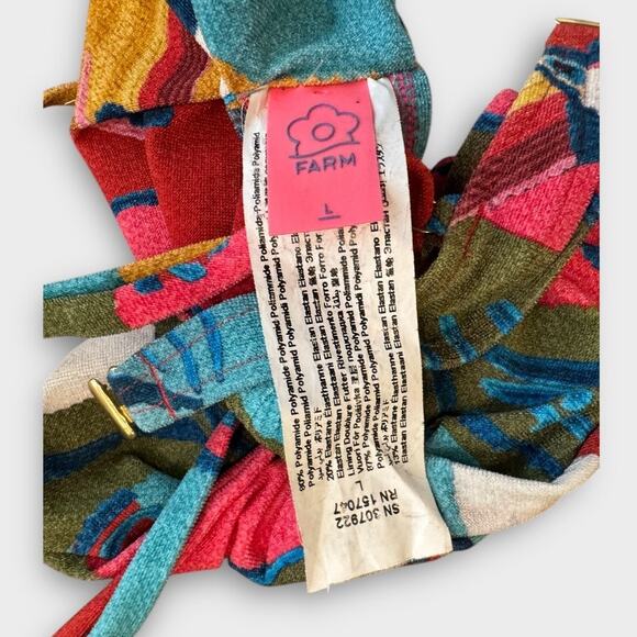 Farm Rio Toucan Bikini Top Size Large - Picture 7 of 10